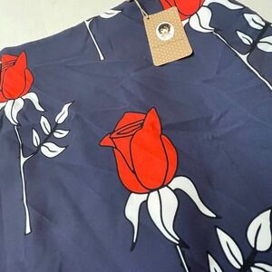 Dolores Promesas Skirt Women's Size 36 US 4 Floral Rose Print Pencil Knee Length